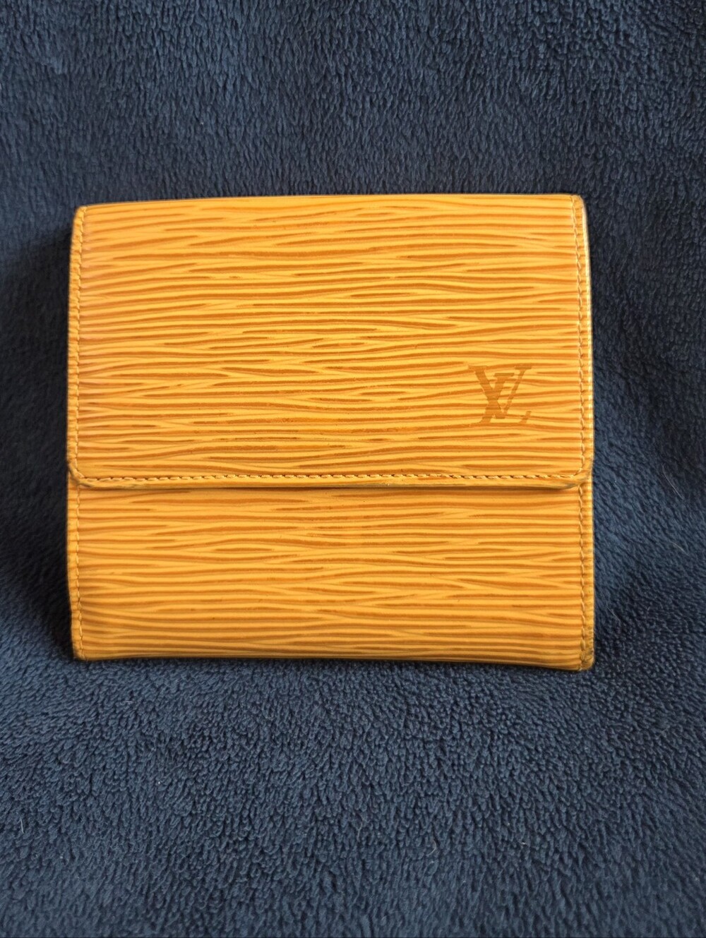 Louis Vuitton Epi Leather Wallet in Vibrant Yellow